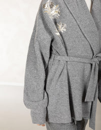 BENEDETTA/DARK GREY/LONG GILET