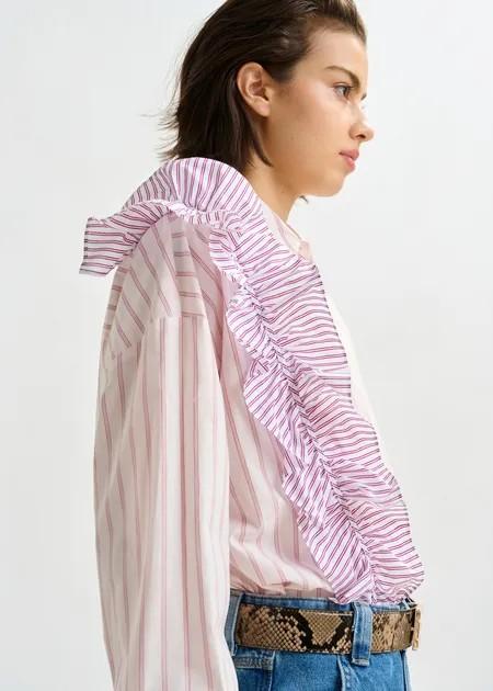 IBODY FRILL SHIRT/COMBO1/SANTA
