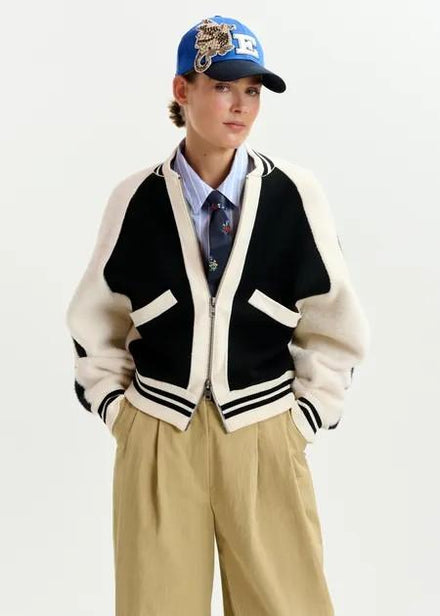 IDOL KNITTED BICOLOUR JACK/ CO