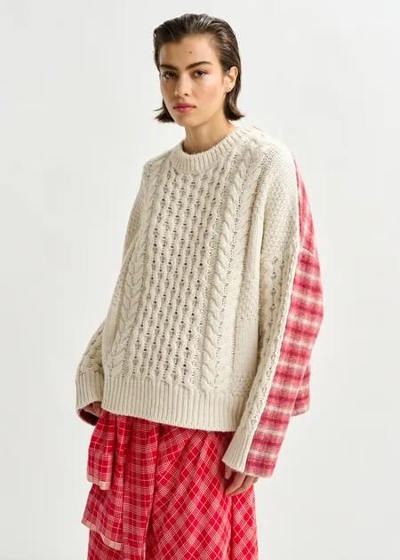 IFACE PULLOVER/ COMBO1/OFF WHI