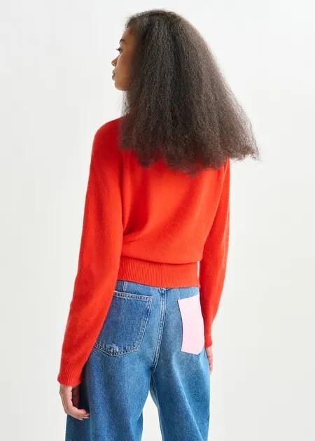INVITED CASHMERE PULLOVER/ POP