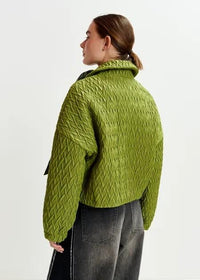 IMILLE CROPPED JACKET/DARK NAV