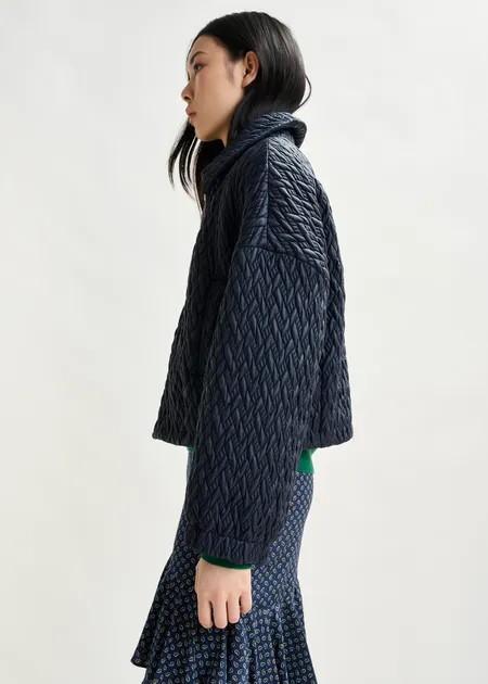 IMILLE CROPPED JACKET/DARK NAV
