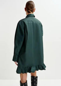 ISOLATIE RUFFLED MINIDRESS/PAU