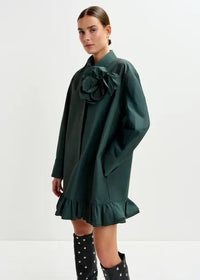 ISOLATIE RUFFLED MINIDRESS/PAU