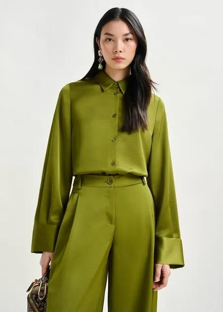 IPOMOEA BOXY SHIRT/BRAT OLIVE