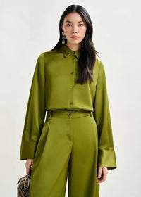 IPOMOEA BOXY SHIRT/BRAT OLIVE