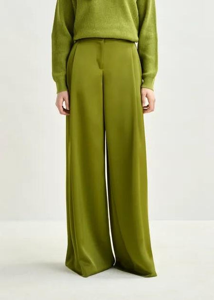 IXIE WIDE LEG PANTS/BRAT OLIVE