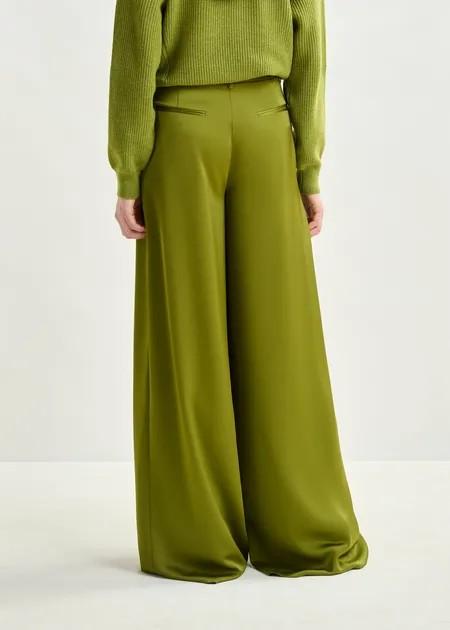 IXIE WIDE LEG PANTS/BRAT OLIVE