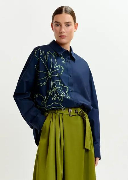 ILLEGAL EMBELLISHED SHIRT/COMB