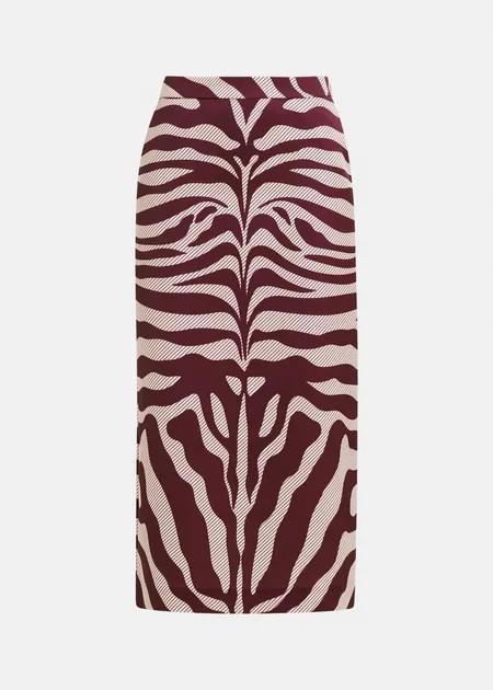 ITAPIRA PRINTED PENCIL SKIRT