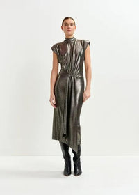 IQUARIUS JERSEY DRESS/ SILVER 