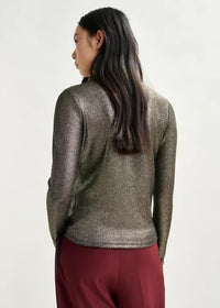 ILEVATE JERSEY TURTLENECK/SILV