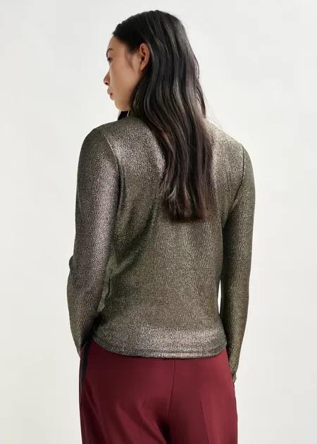 ILEVATE JERSEY TURTLENECK/SILV