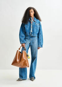 IHURLEY SHINY SHOPPER BAG/CINN