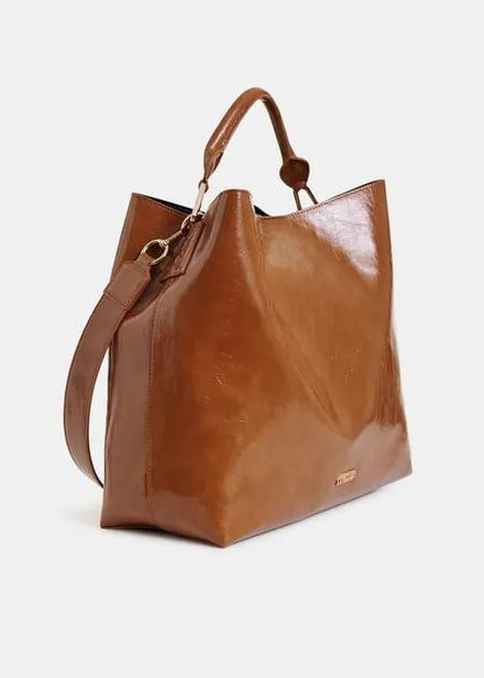IHURLEY SHINY SHOPPER BAG/CINN