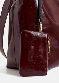 IHURLEY SHINY SHOPPER BAG/CINN