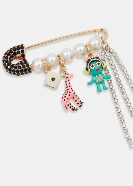 IMORA PIN BROOCH WITH CHA/COM