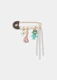 IMORA PIN BROOCH WITH CHA/COM