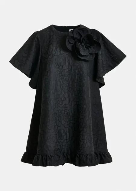 ISING A-LINE DRESS/BLACK