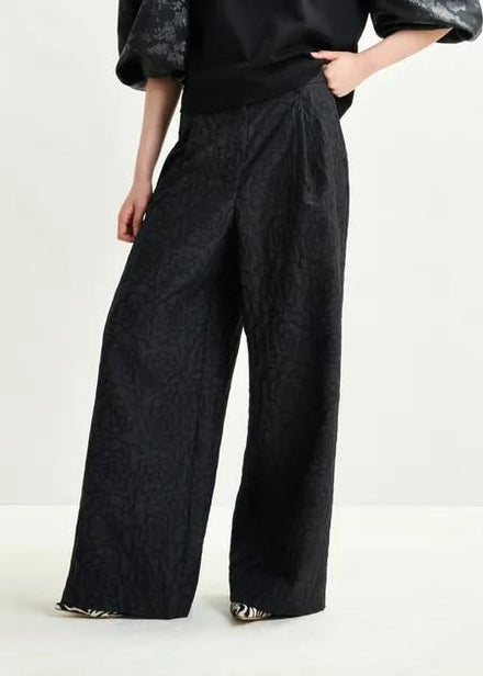 INSTORE WIDE LEG PANTS/ BLACK