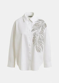 ILIZA EMBELLISHED SHIRT/WHITE
