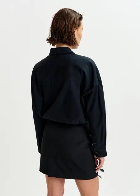 ILIZA EMBELLISHED SHIRT/WHITE