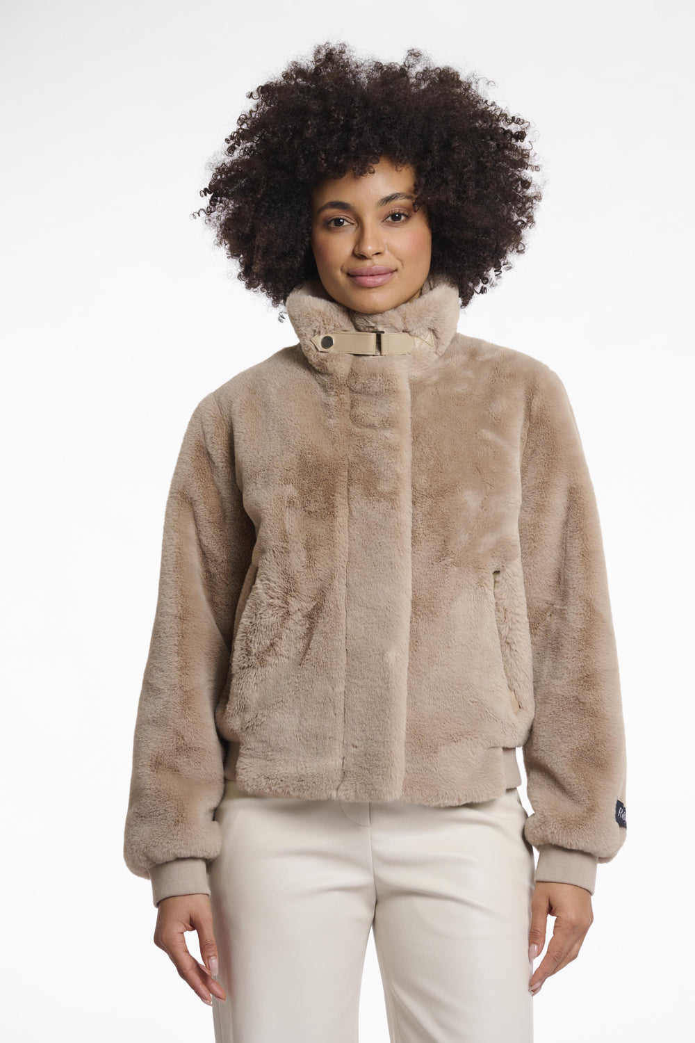 AMBRA.7002511/FAUX FUR JACKET