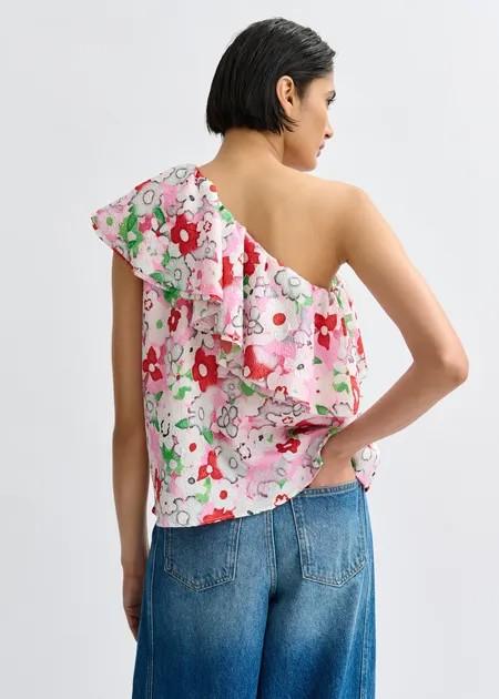 JILAND ASYMMETRIC RUFFLE