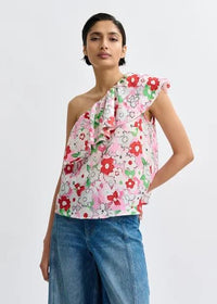 JILAND ASYMMETRIC RUFFLE