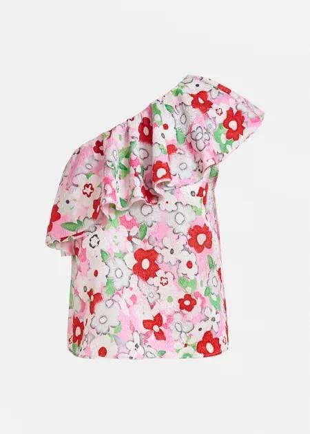 JILAND ASYMMETRIC RUFFLE