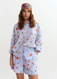 JIMENA EMBROIDERED BOXY
