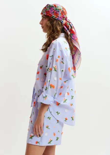 JIMENA EMBROIDERED BOXY