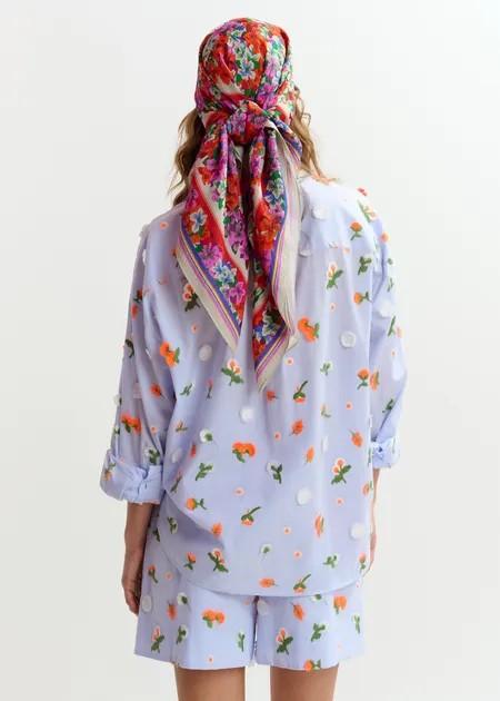 JIMENA EMBROIDERED BOXY