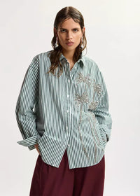 KASPER SEQUIN PALM TREE