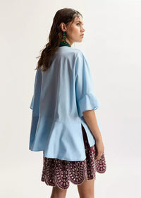 KAYLEE PEPLUM RUFFLE