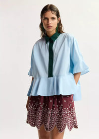 KAYLEE PEPLUM RUFFLE
