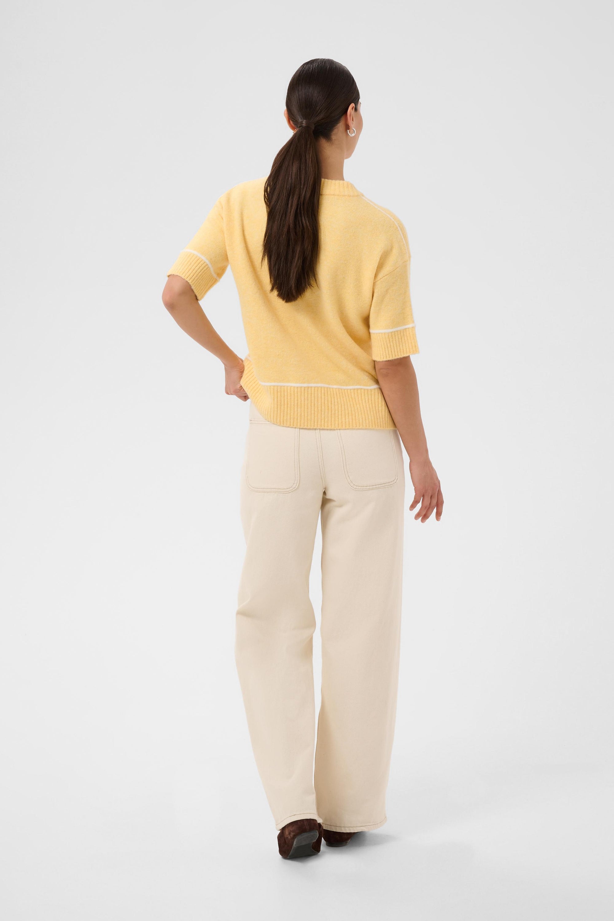 KAJINIE KNIT 1/2SLEEVE