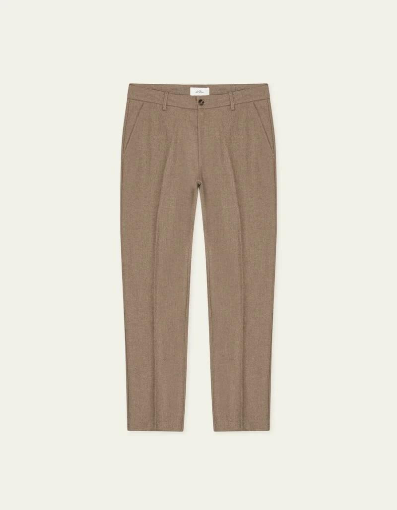 1002467/WOOL RUG SUIT PANTS