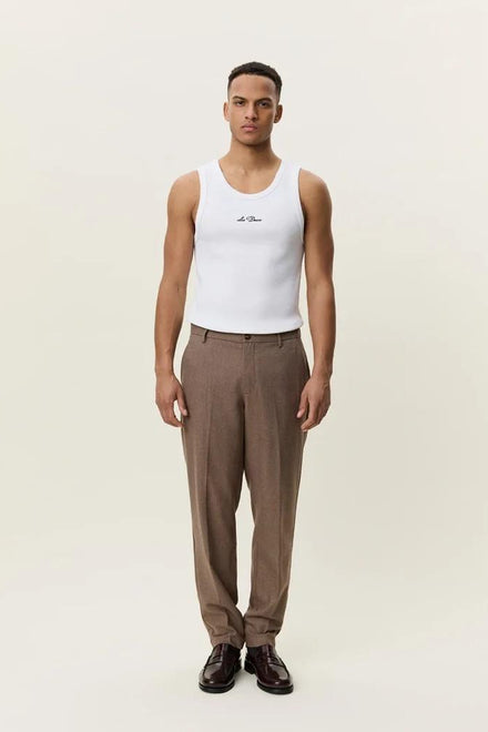 1002467/WOOL RUG SUIT PANTS