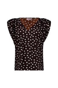 LEONE DOT VNECK TOP/13936