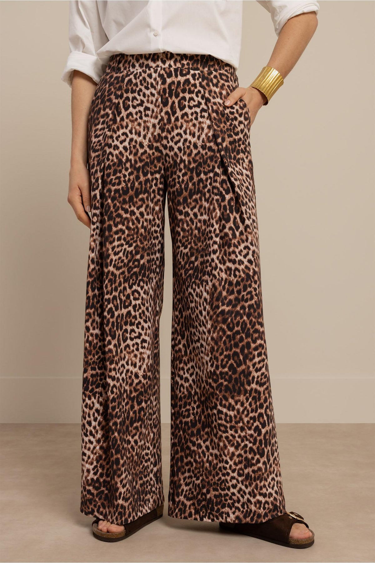 SARI LEOPARD TROUSERS/13960