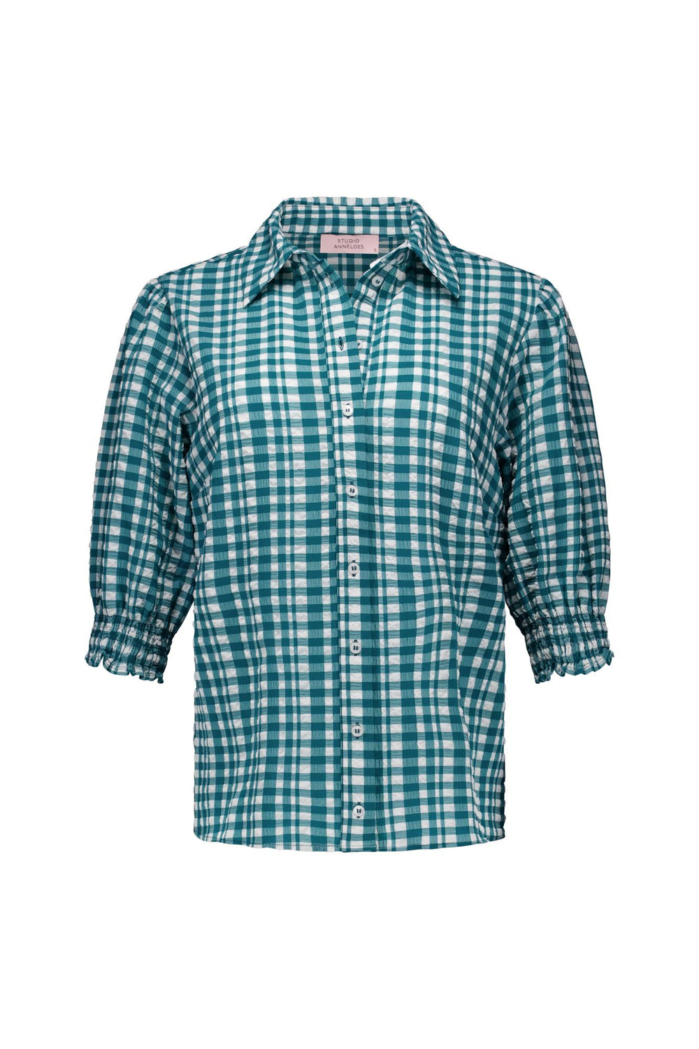 YENTIL CHECK BLOUSE/14024
