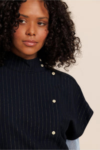 DANNI GOLD STRIPE BLOUSE
