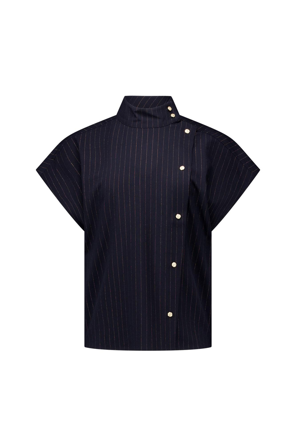 DANNI GOLD STRIPE BLOUSE