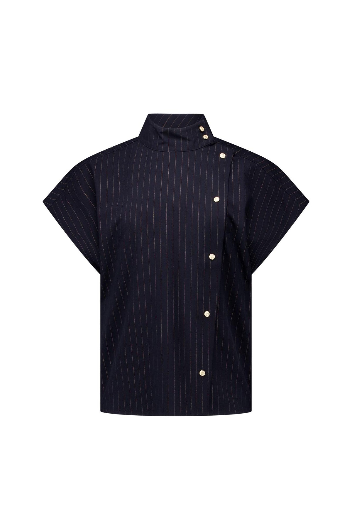 DANNI GOLD STRIPE BLOUSE