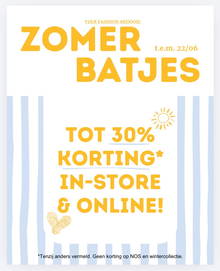 Klaar om te shoppen met korting TOT -30%*? 🔥