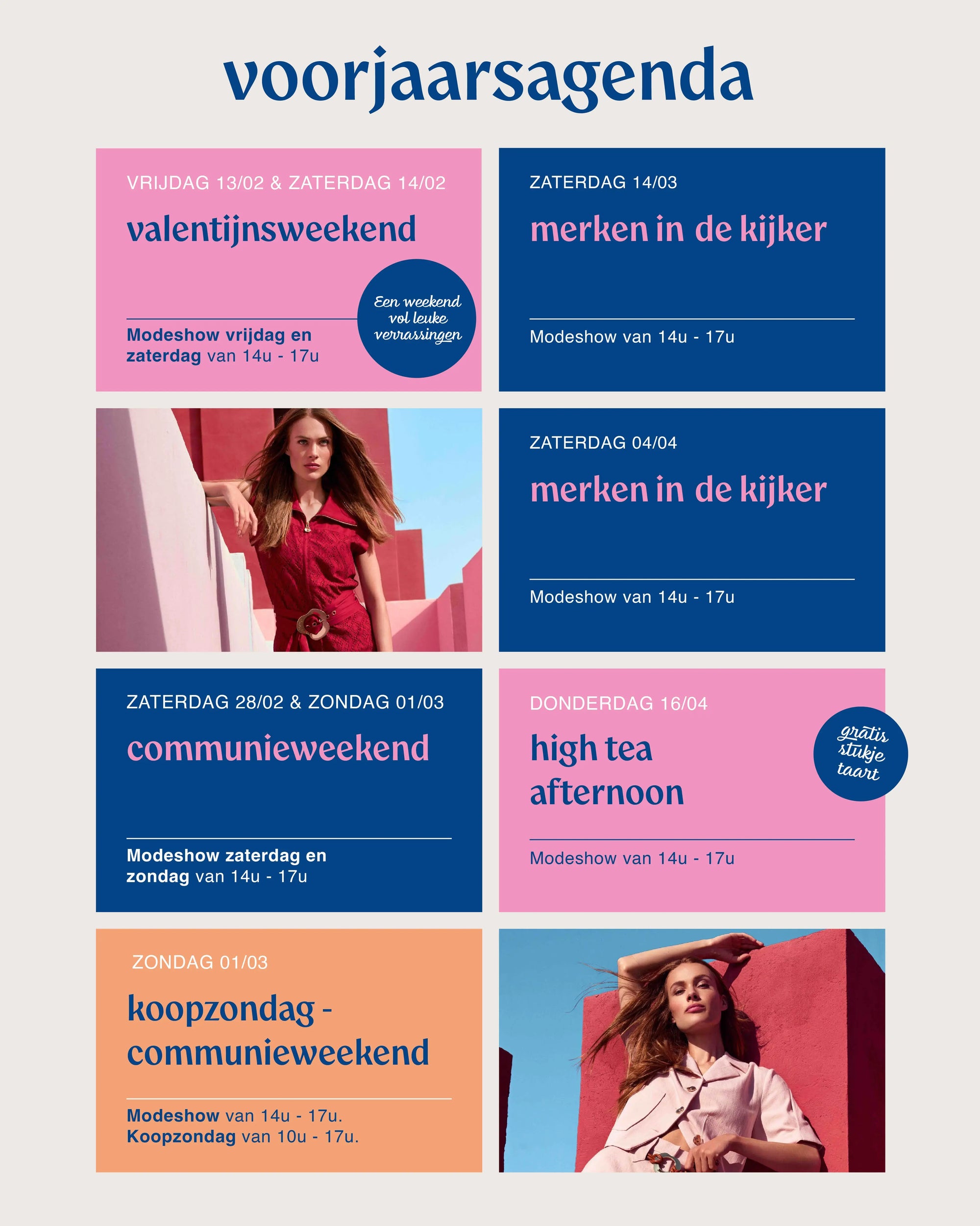 Zet deze data in je agenda! 💖🛍️