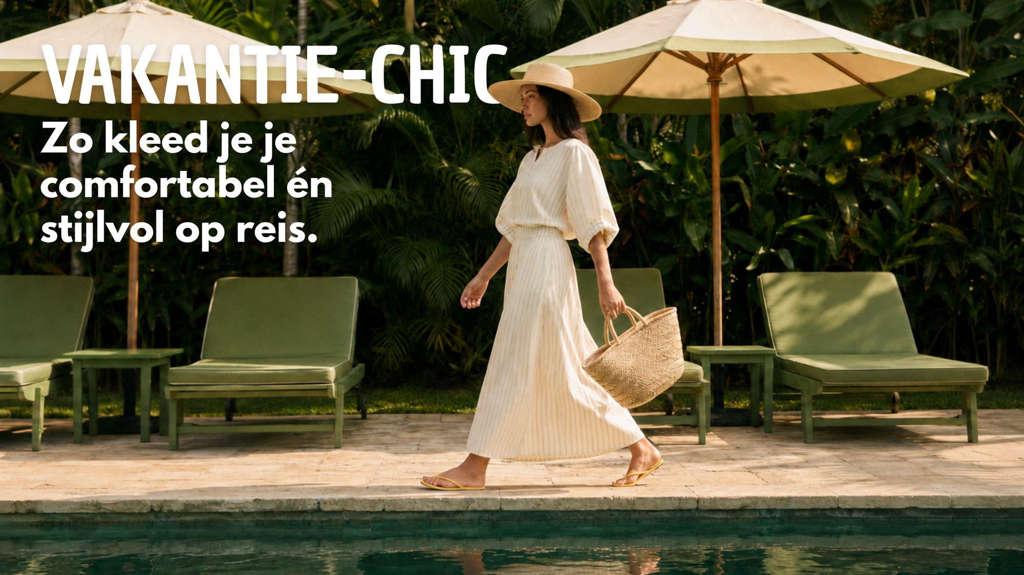 Wat is vakantie-chic? Zo kleed je je comfortabel én stijlvol op reis.
